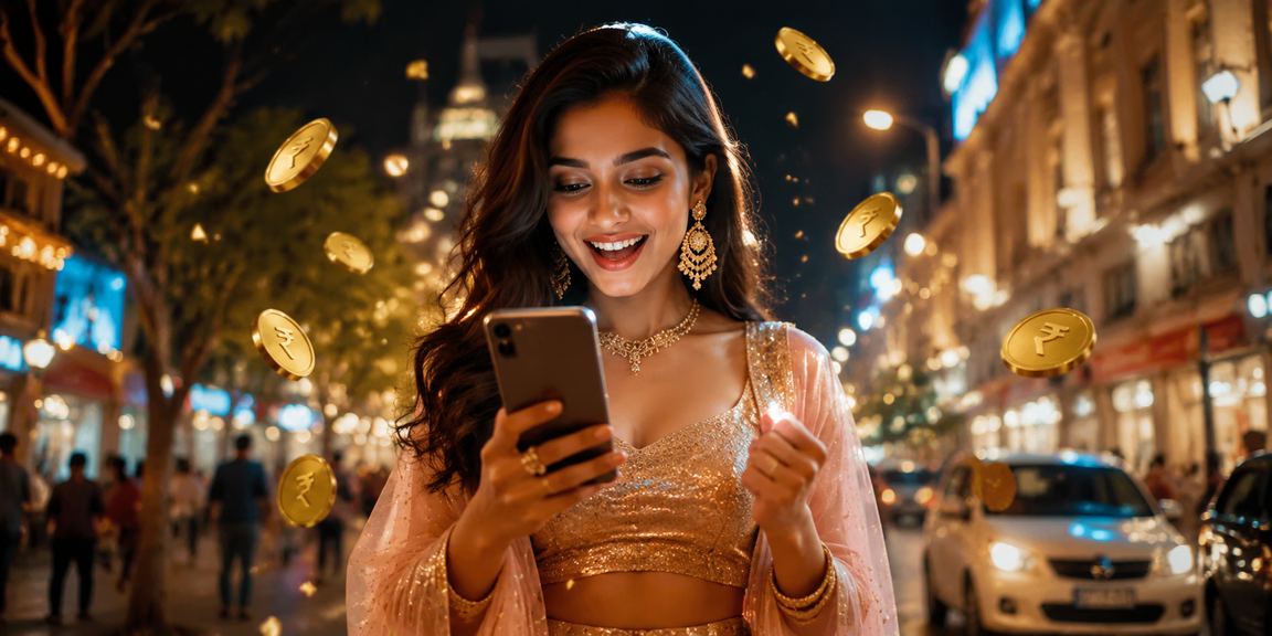 Bangalore MG Road sports betting enthusiasts using a mobile device